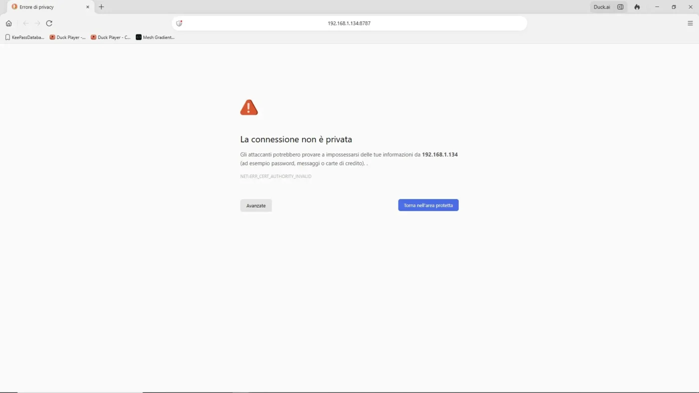Haccp Trace LAN browser security
